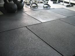 Rubber flooring work by Amazing Floors